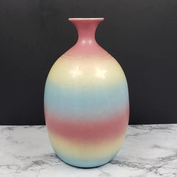 Vase Handmade Artist Signed JT Dryden Pottery Vintage - Picture 1 of 6
